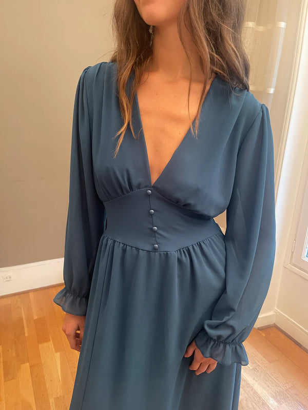 Robe Ania bleu