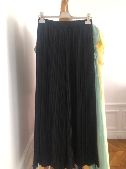 Pantalon plissè Charlie NOIR