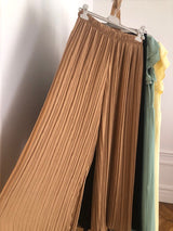 Pantalon plissè Charlie Camel