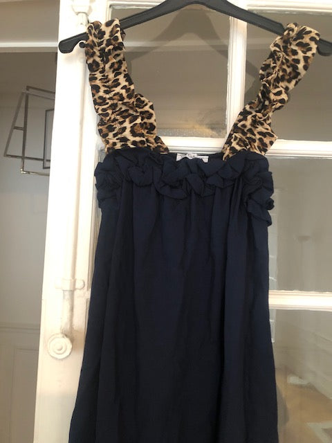 ROBE LOLA Bleu marine