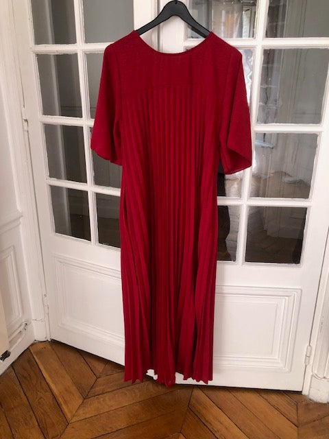 Robe Lydie Rouge:Bordeaux