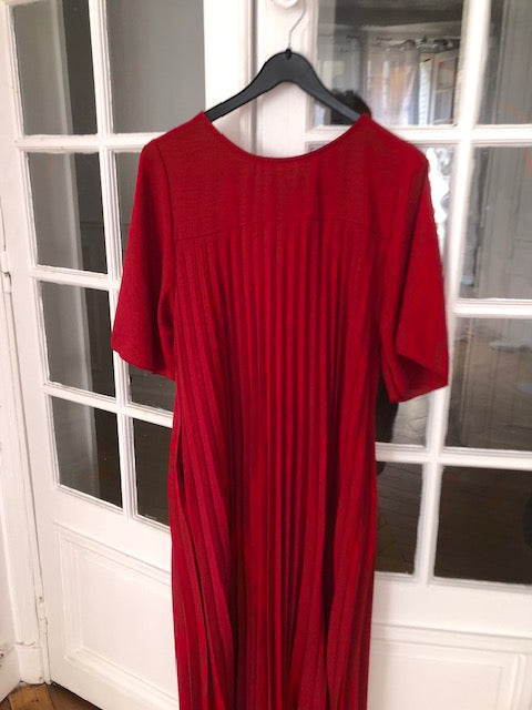 Robe Lydie Rouge:Bordeaux