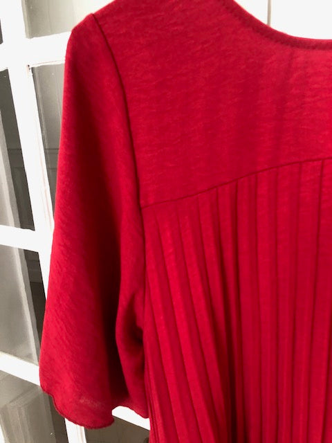 Robe Lydie Rouge:Bordeaux