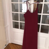 Robe Soleil Rouge Bordeaux
