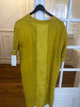 Robe Chemise Lin Miara Moutarde