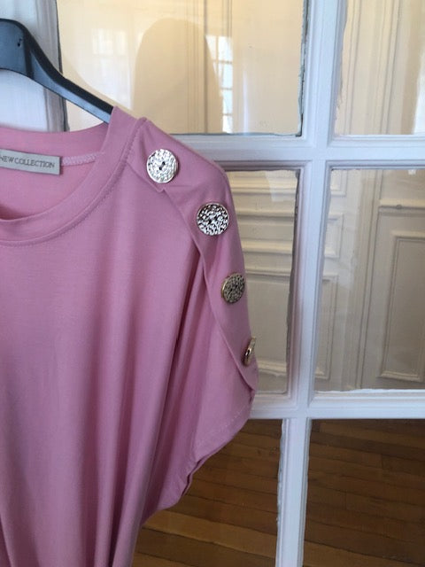 Robe Bisou Bisou Rose