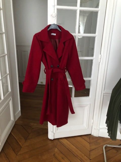 Manteau Adele bordeaux