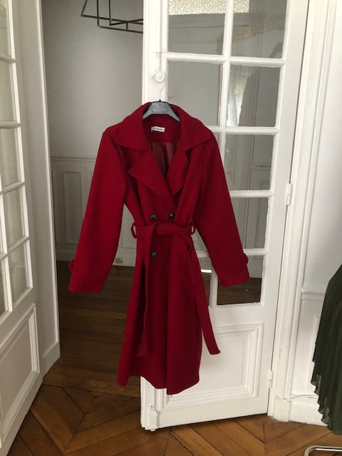 Manteau Adele bordeaux